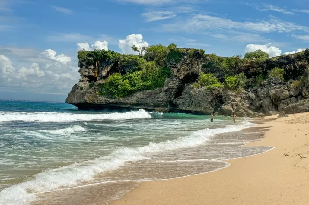 balangan beach wedding proposal