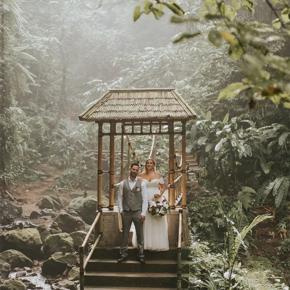 bali waterfall wedding packages