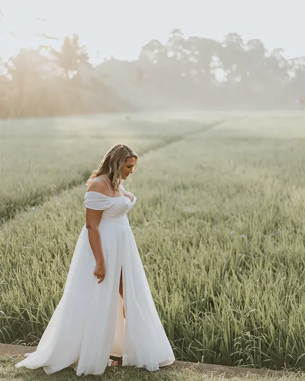 ella and jack bali waterfall wedding