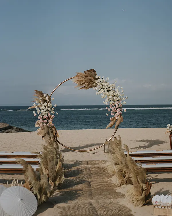 paula and nick wedding nusa dua beach