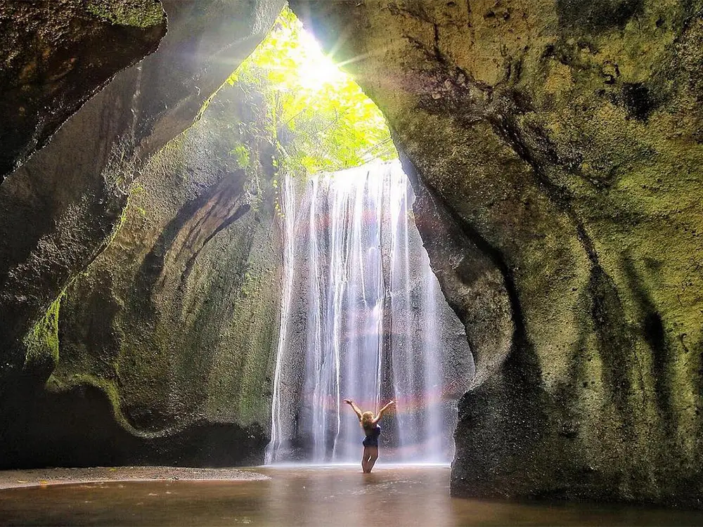 tukad cepung waterfall wedding venue