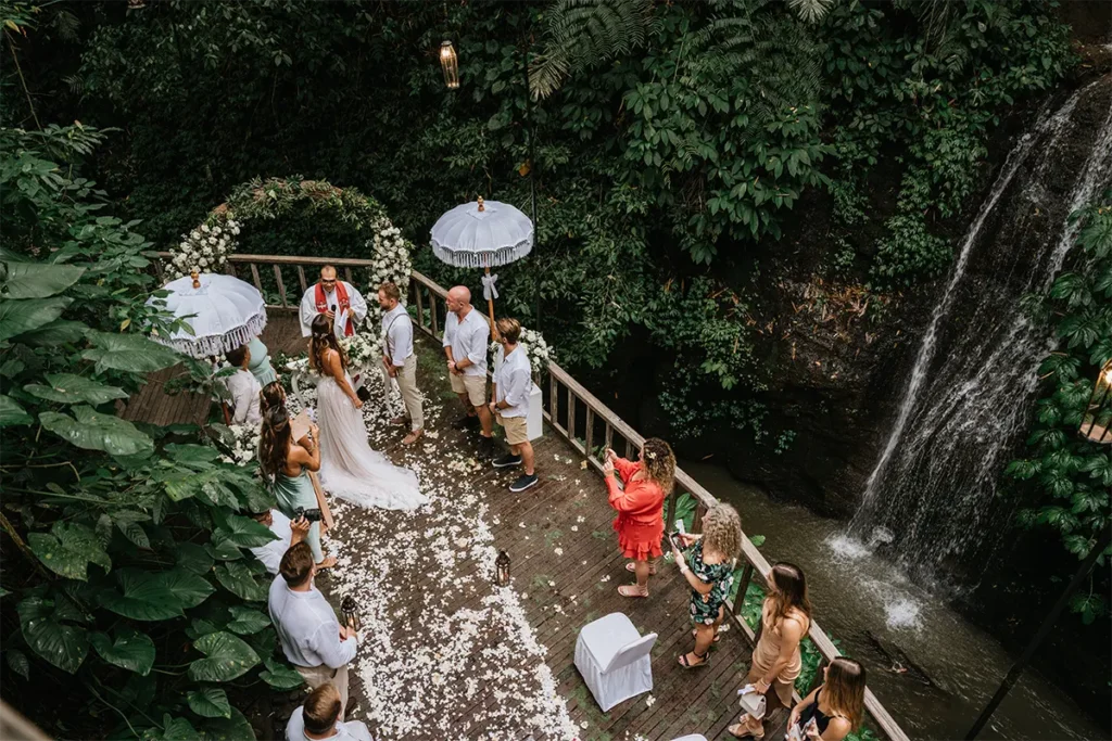 water wedding the kayon ubud