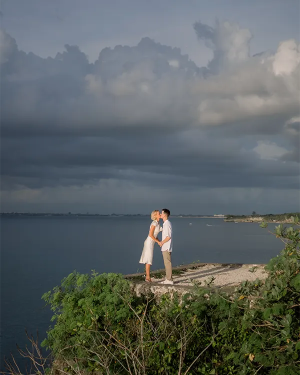 isaac bali cliff wedding