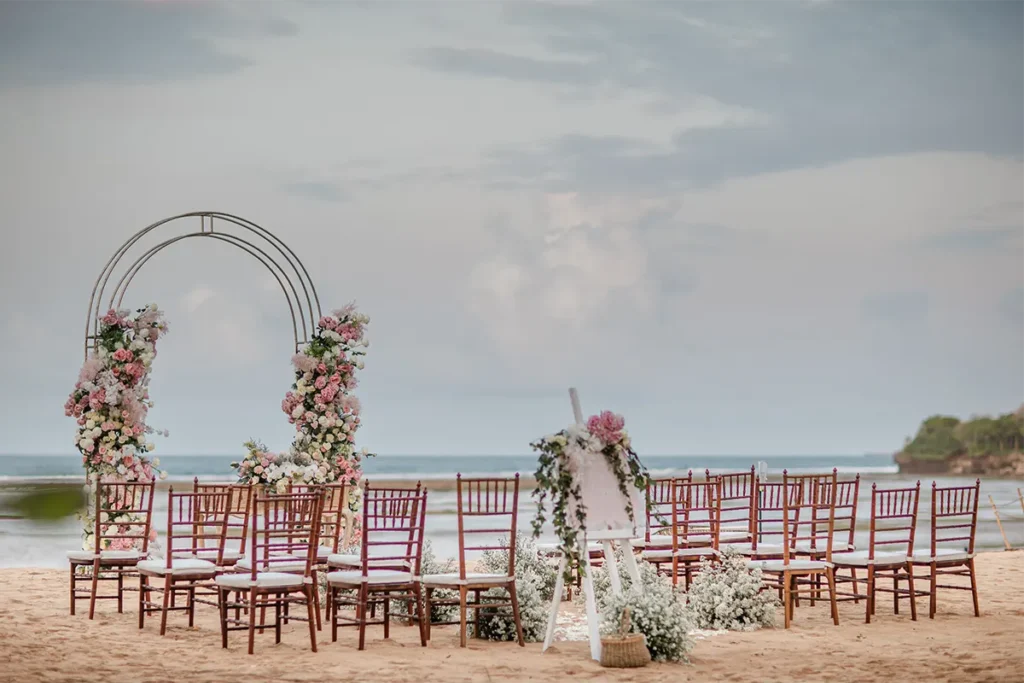 beach wedding the westin resort nusa dua