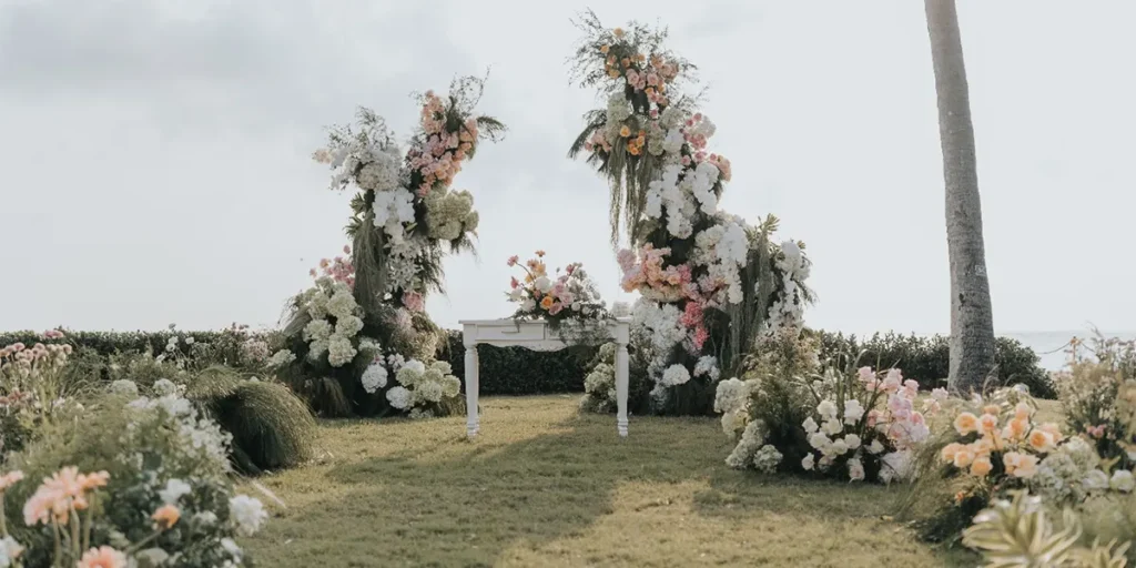 bulan wedding vows setup
