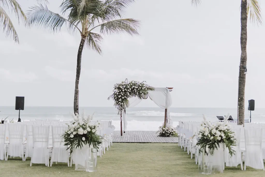 the samaya seminyak beach wedding
