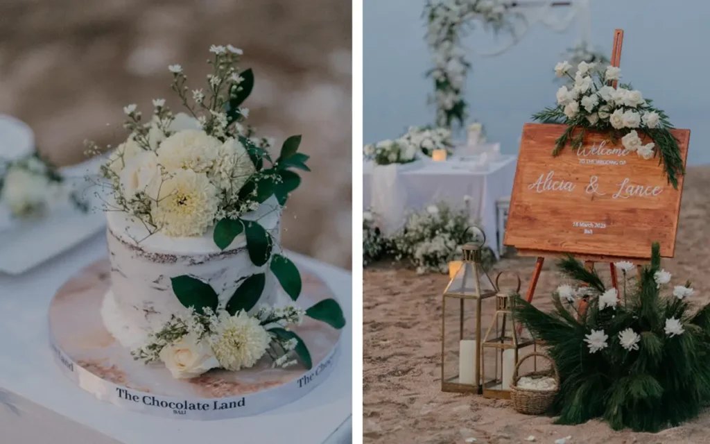 simple beach wedding for 10 guests